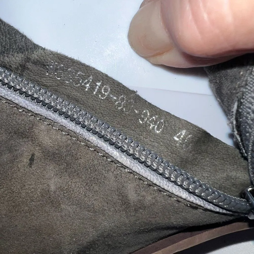 Regarde le Ciel Side Zip Suede‎ Booties Tan Size 9.5 - Image 9