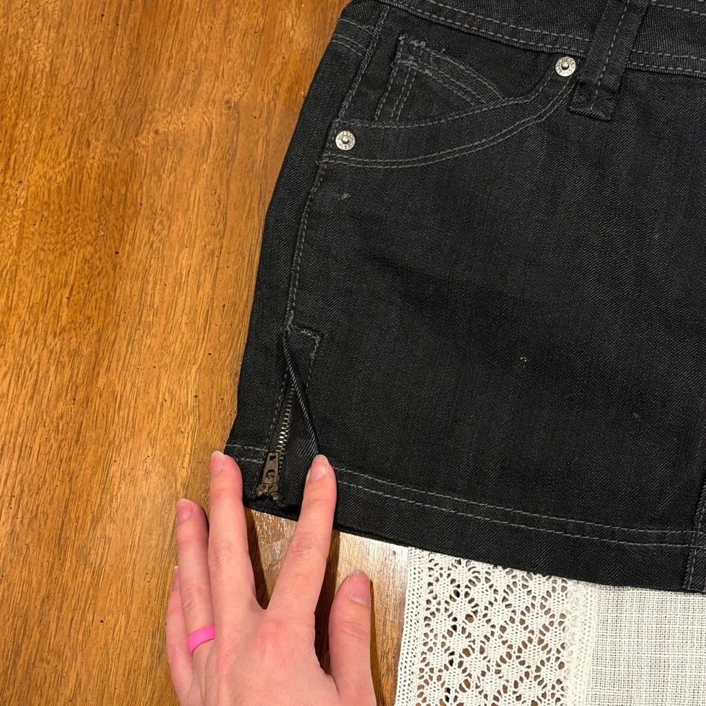 Y2K Guess Denim Micromini Skirt - Image 6