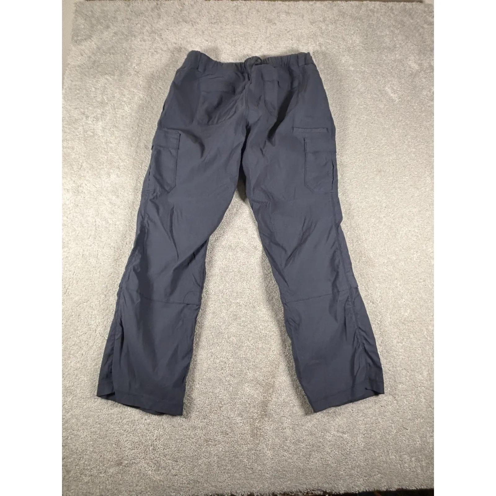 Duluth Dry on the Fly Bootcut Cargo Pants Womens Size 18x31 Blue Nylon Spandex - Image 10