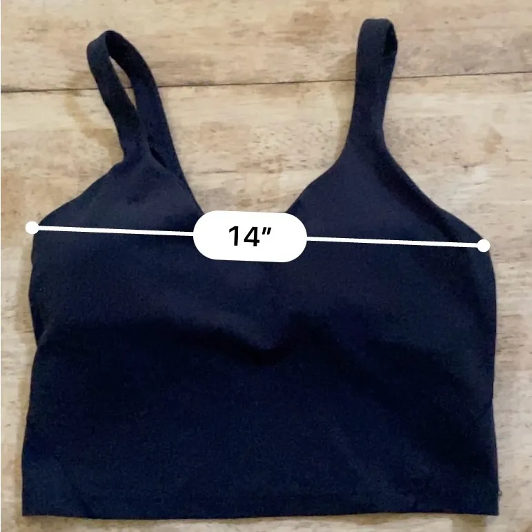 Lululemon Align Women’s Sz 8 Black Light‎ Support A/B Cup Tank Top - Image 13