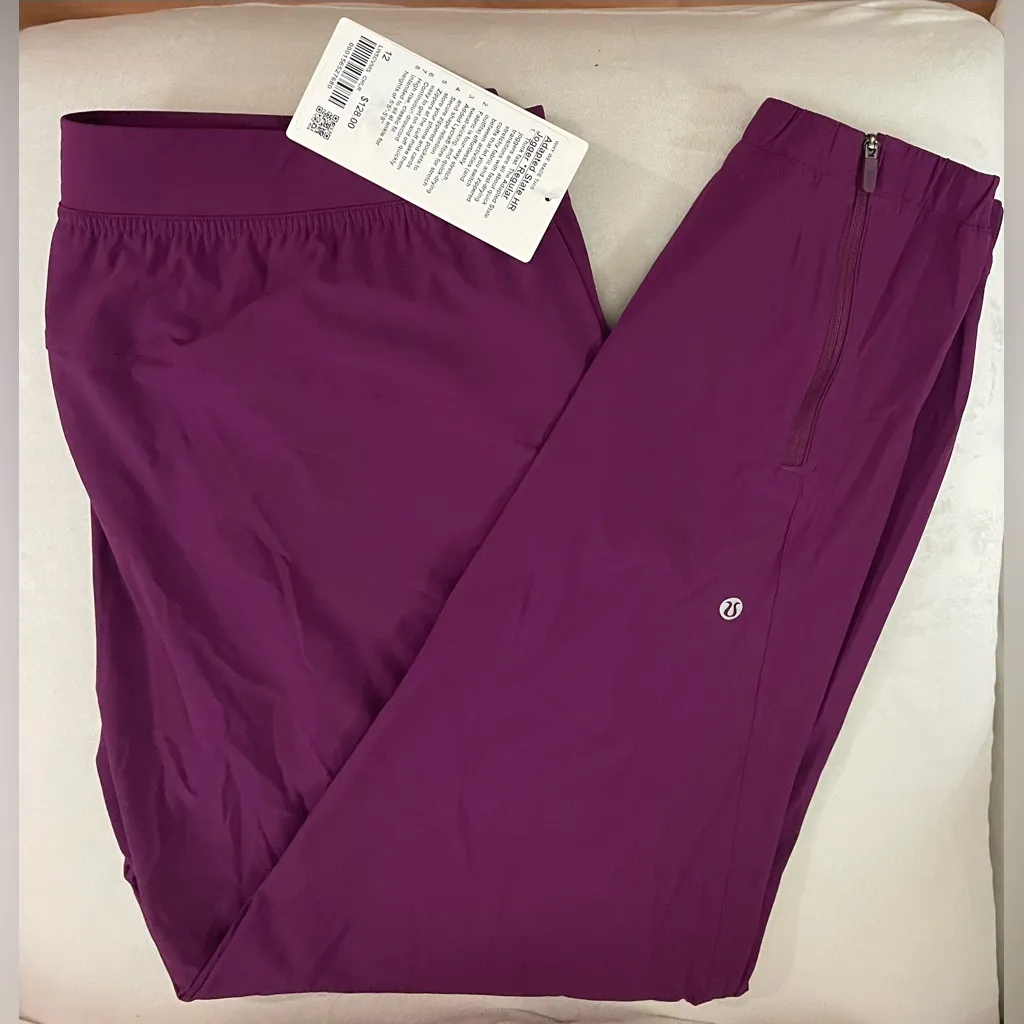 Lululemon NWT Adapted State High Rise Joggers Purple Size 12 - Image 10
