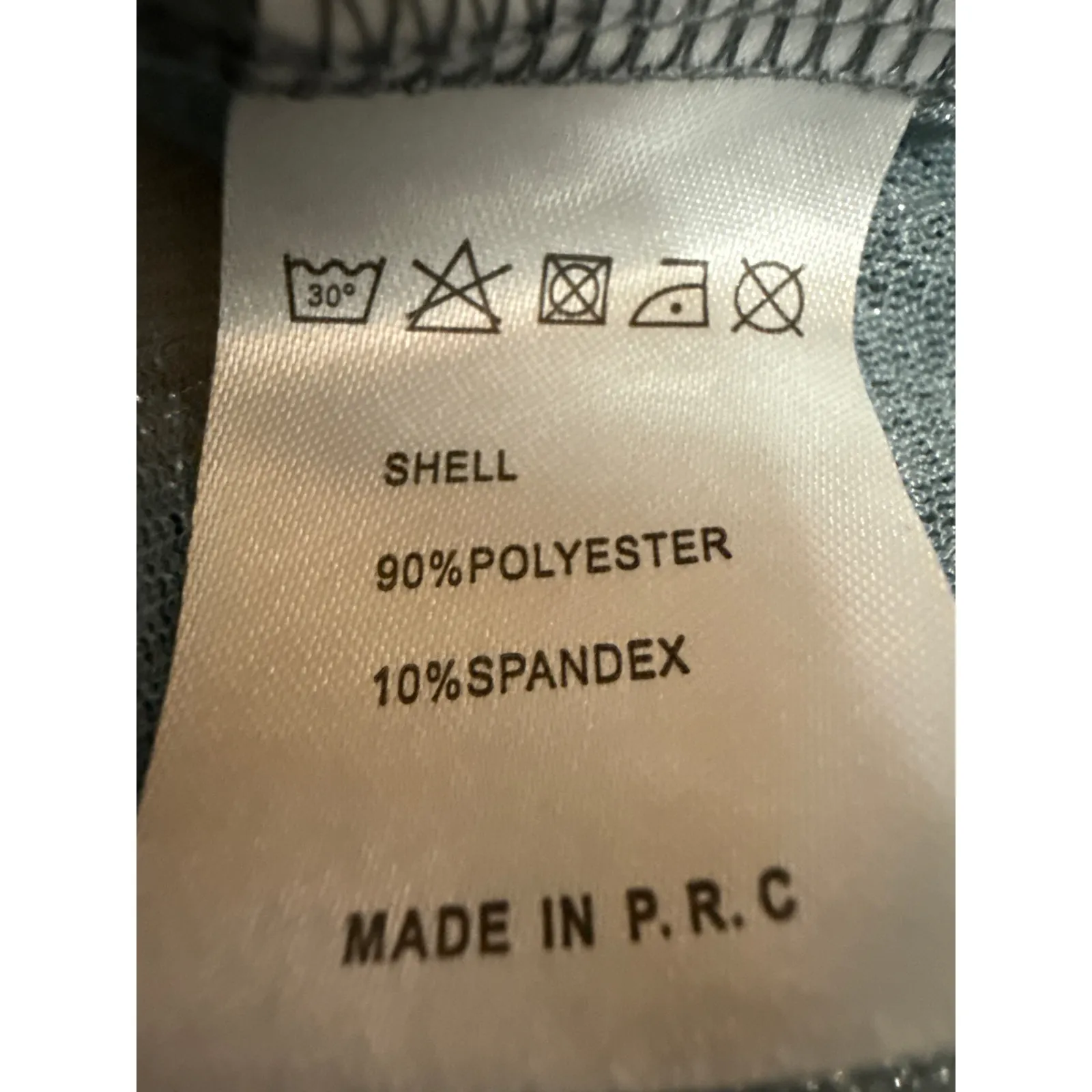 Brandy Melville Gray Metallic Glitter Short Sleeve Mesh Sheer Crop Shirt Top S - Image 4