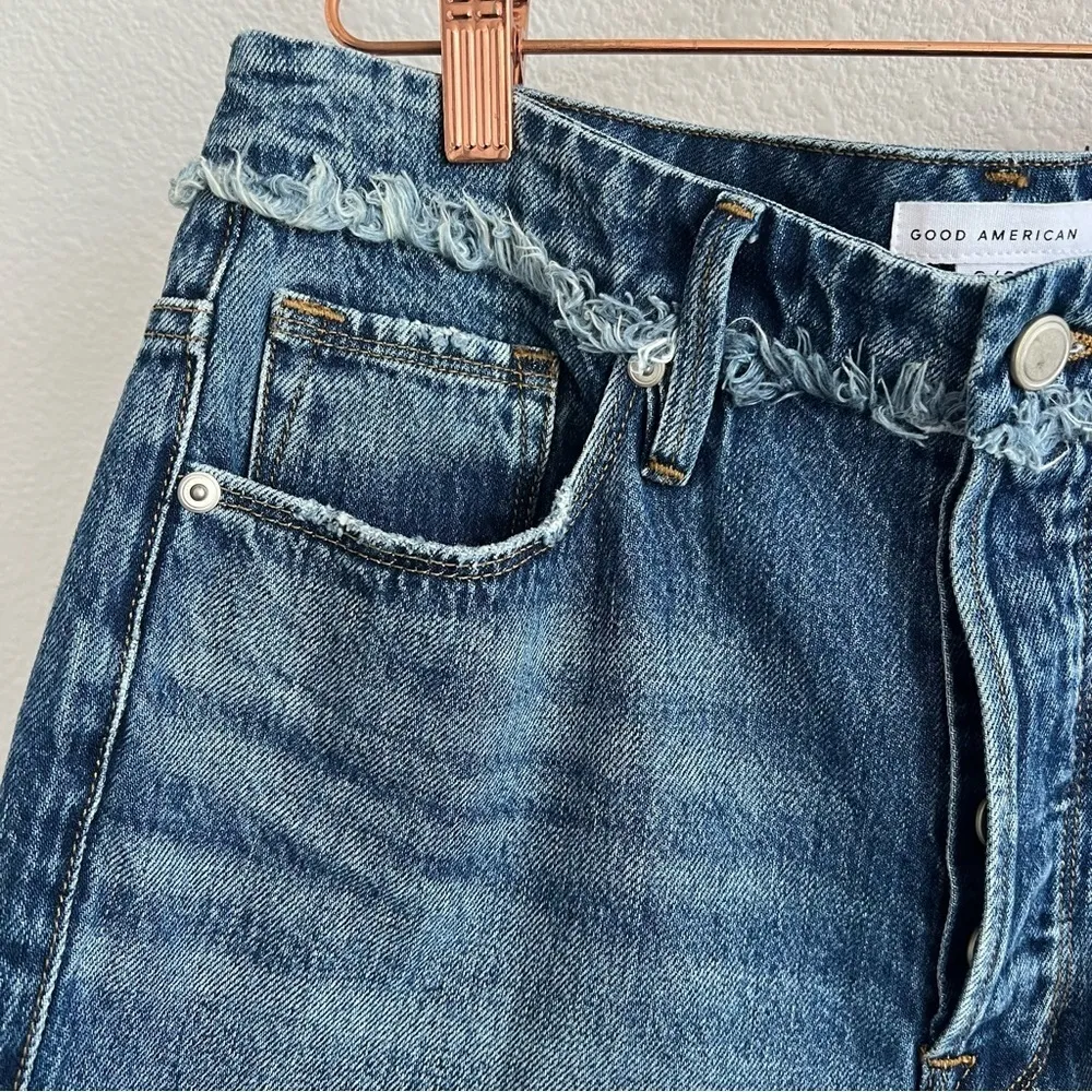 NWT Good American Good Boy Y2K 90s Denim Jeans 6 / 28 - Image 11