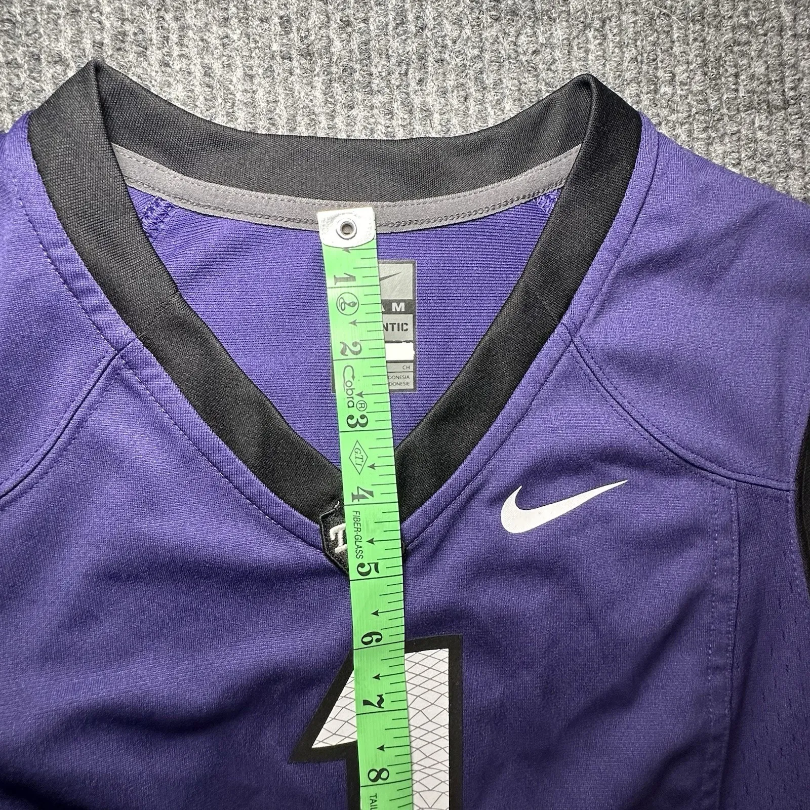 Nike Texas Christian TCU Horned Frogs Purple Jersey #1 Women's Size Small Purple - Image 6