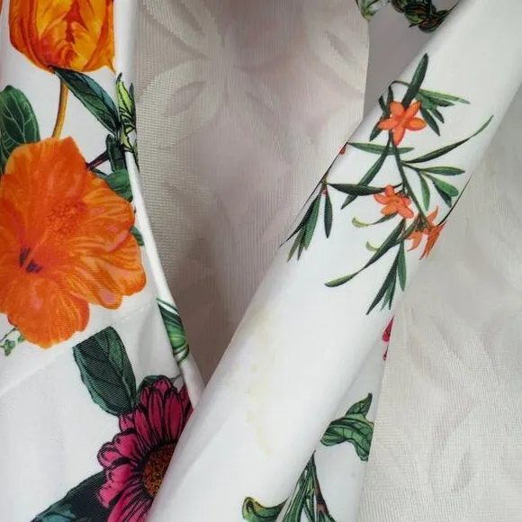 ASOS Botanical Shift Mini Dress with Fluted‎ Sleeves Size 6 NWT - Image 8