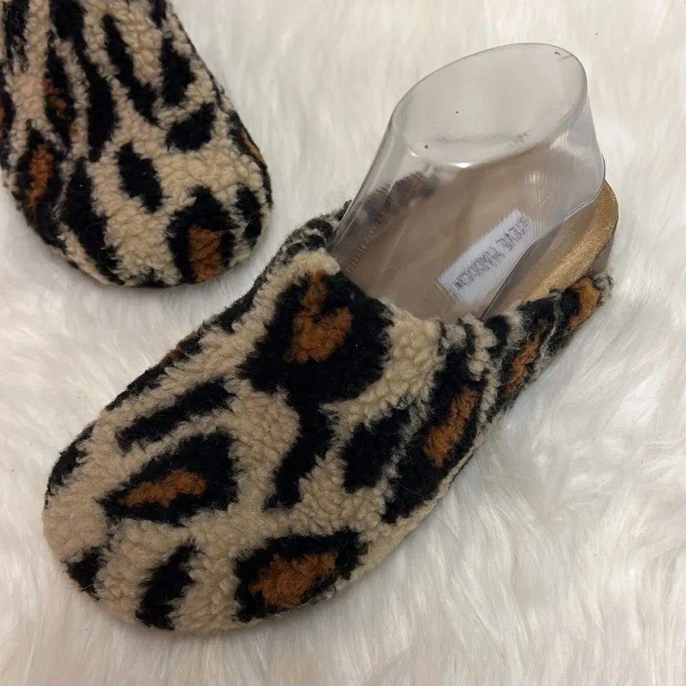 Steve Madden VESA Scuff Leopard Print Size 7 BIN 19 - Image 3