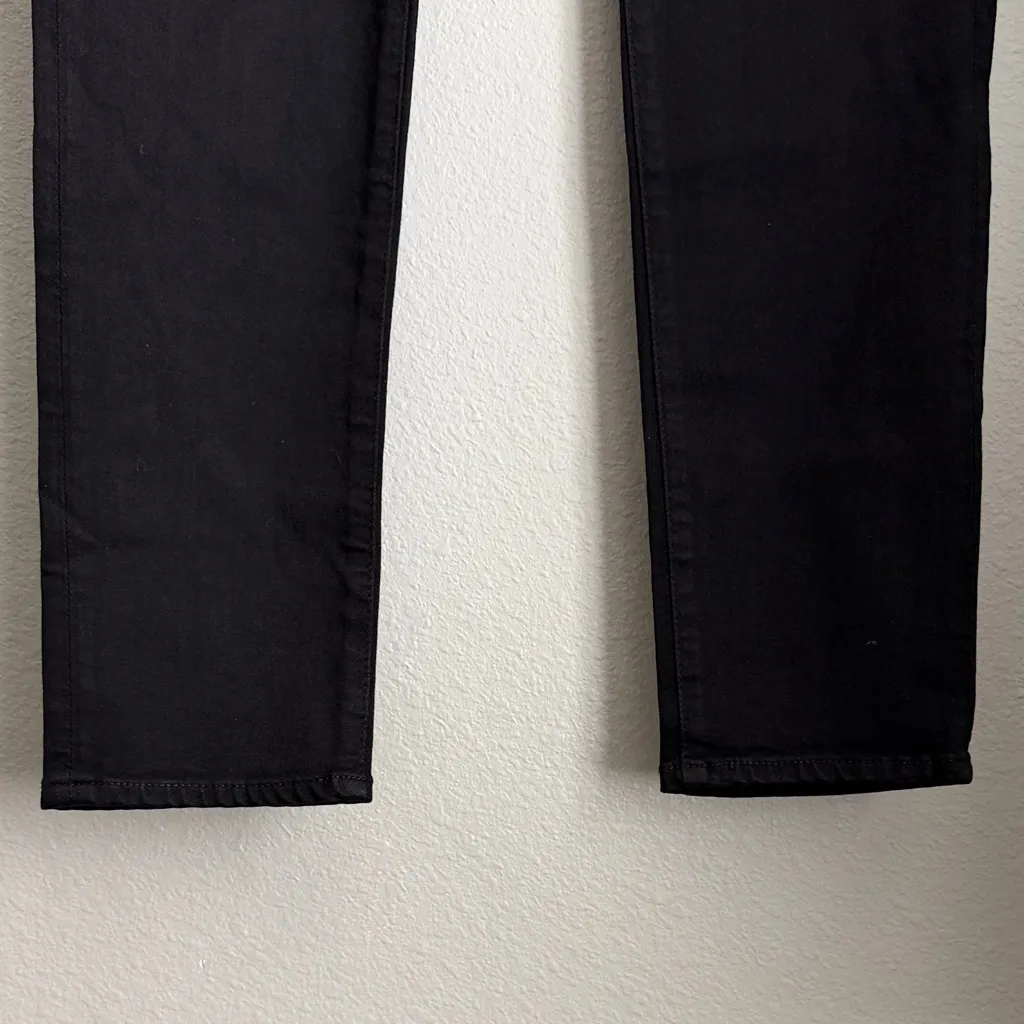 AG Adriano Goldschmied Prima Mid Rise Cigarette Leg Jeans in Black Size 29R - Image 12