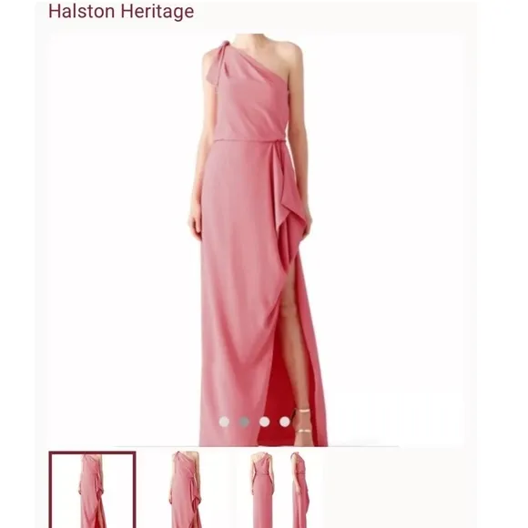 NWT PINK Halston Heritage Maxi Dress (size 4)beautiful prom/wedding/formal/party - Image 2