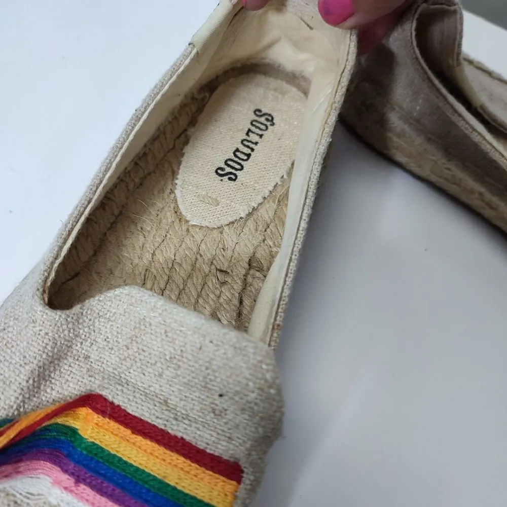Soludos  Rainbow Slipper Espadrilles size 7.5 - Image 6
