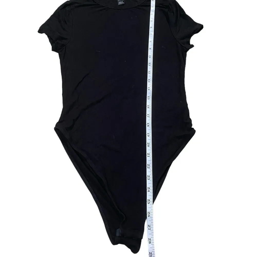 SHEIN Black Petite Juniors Bodysuit Size Medium - Image 3