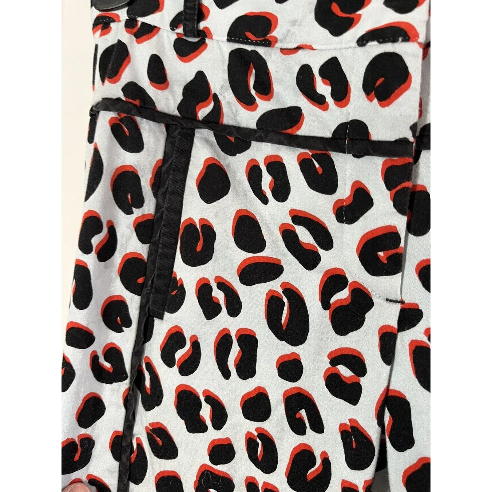 Veronica Beard leopard print Slim Fit ankle pants - Image 4