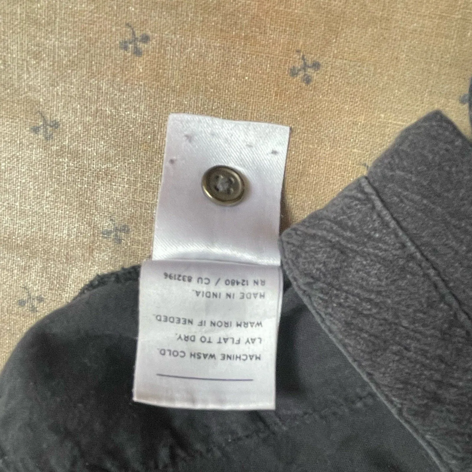 Pact Jumpsuit Womens Xs Organic Cotton Wide Leg Boho Minimalist Gauze Lagenlook Black - Image 10