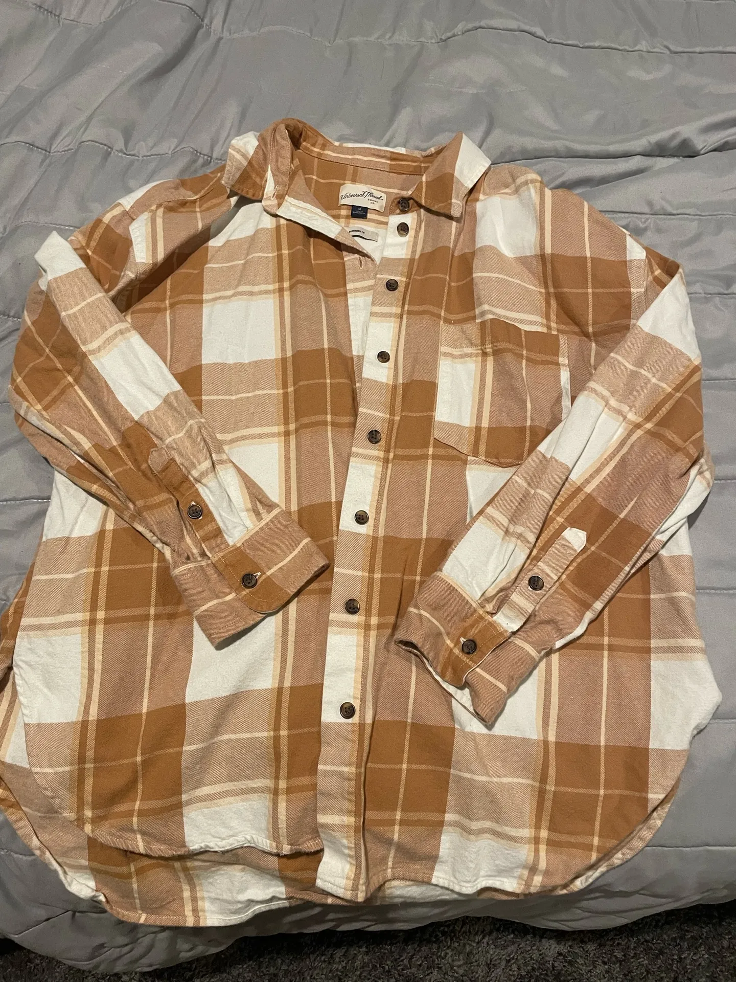 Plaid Button Down Universal Thread - Image 2