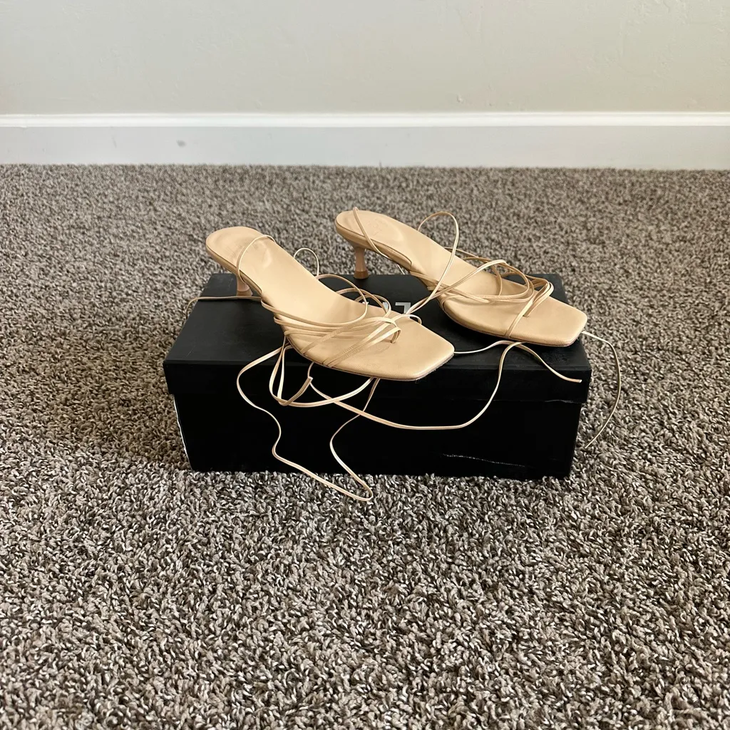 LPA Lucia Heel in Nude, size 6.5 - Image 7