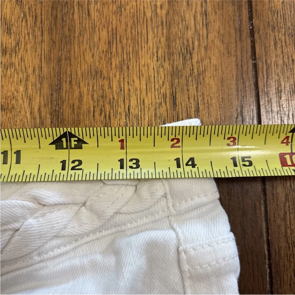 Judy Blue Braided Waistband Wide Leg Jeans White- Sz 9/29 - Image 13