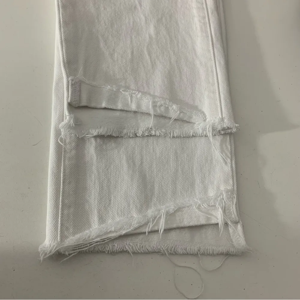 Frame Le Original Front Cuff Straight Button. Fly Rumpled Blanc Grind Jeans 24 - Image 10