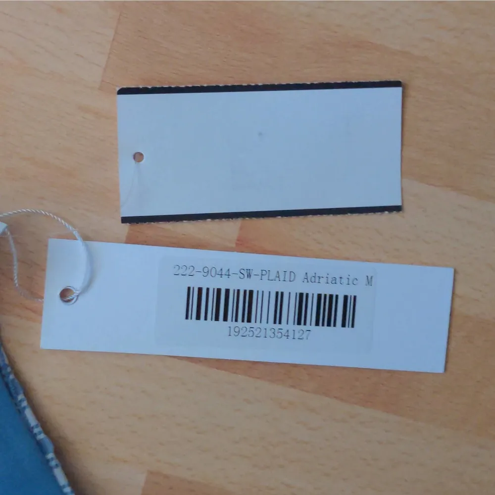 Jonathan Simkhai Astrid Bikini Top Adriatic (Blue White Plaid) Gingham M New Size L - Image 13