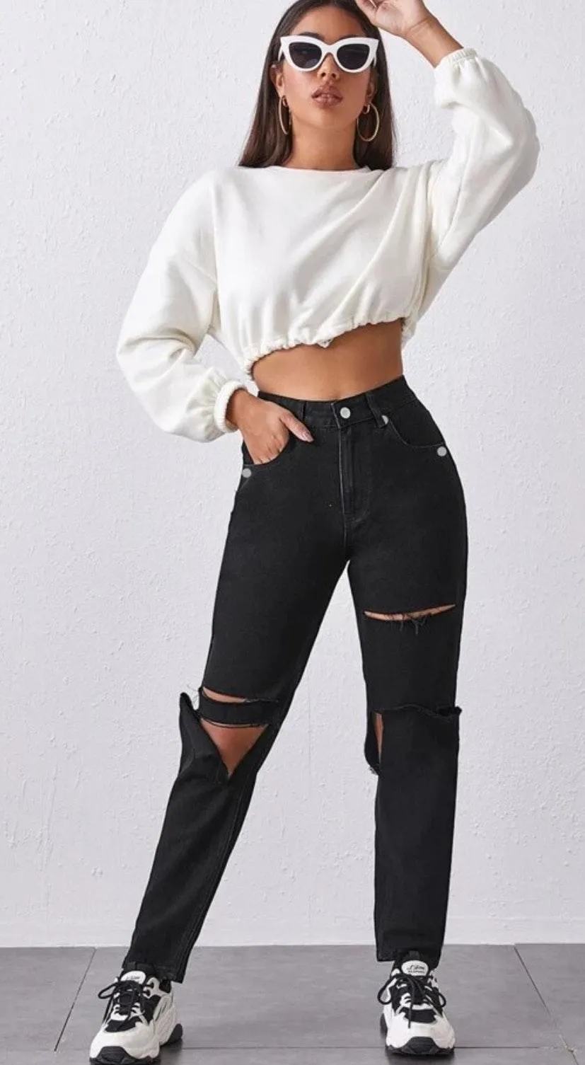 Black Jeans Size XS - Image 2