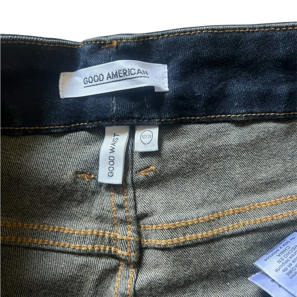 Good American Good Waist High Rise Skinny Jeans | 12 / 31 NWT - Image 4