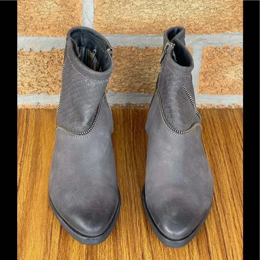 FELMINI ANKLE BOOTS SIZE 38 Gray - Image 2
