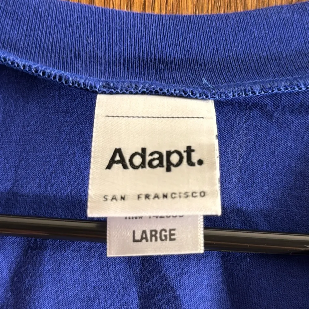 ADAPT San Francisco Blue Gold Blooded You Ain't Never Had A Friend Like Me Shirt Size L - Image 6