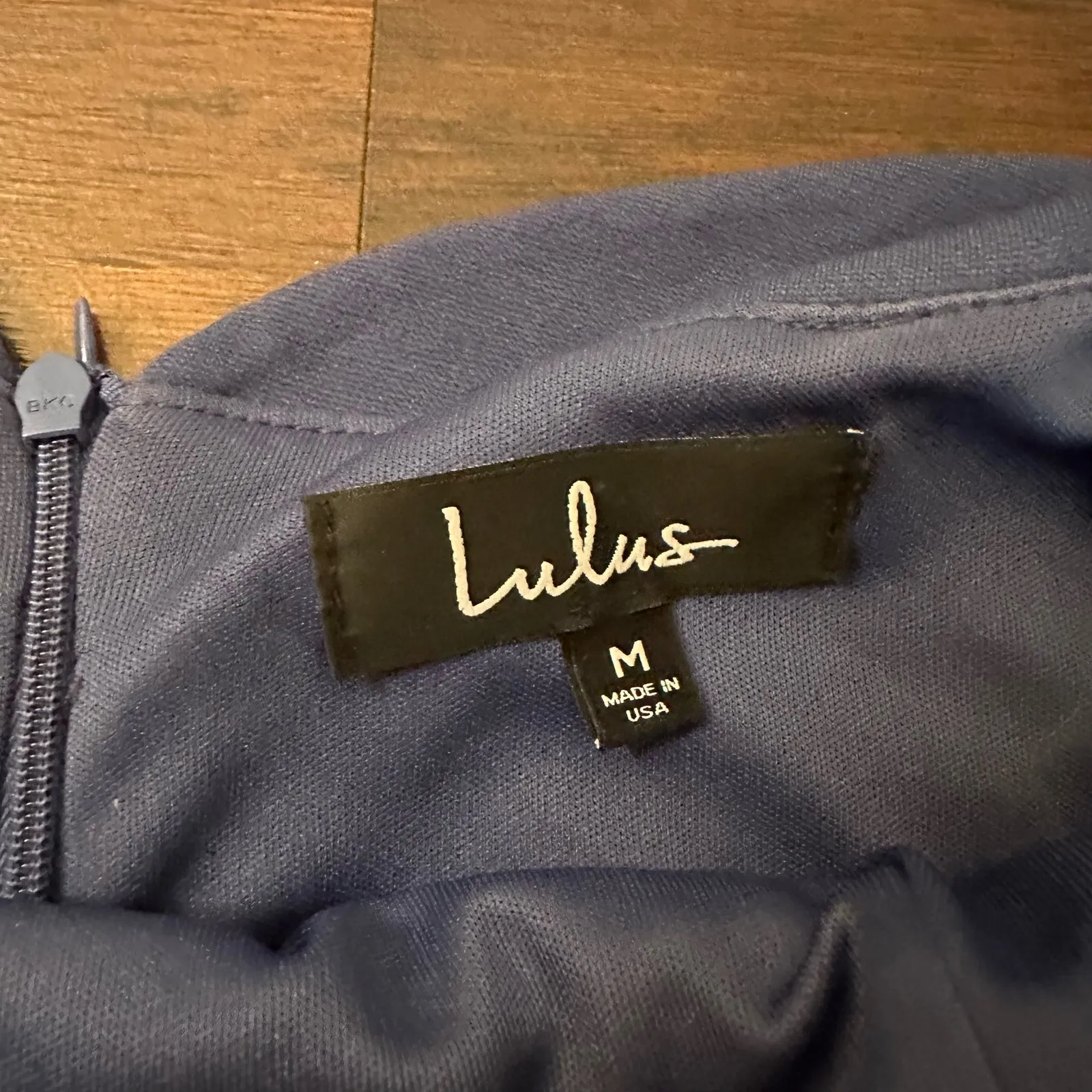 Lulus Season of Fun blue off-the-shoulder fit & flair mini dress size M - Image 8