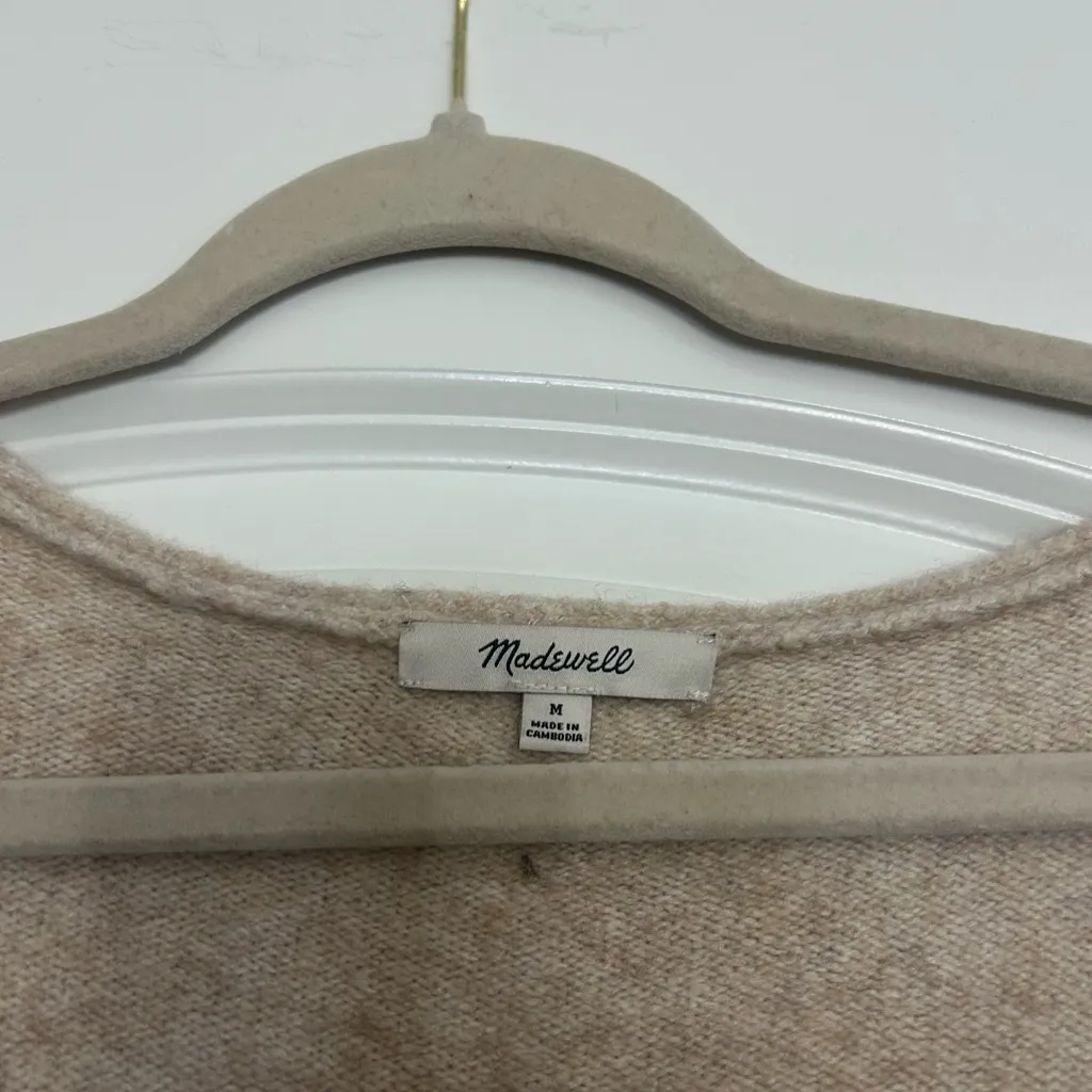 Madewell Stripe V-Neck Wedge Sweater - Image 3