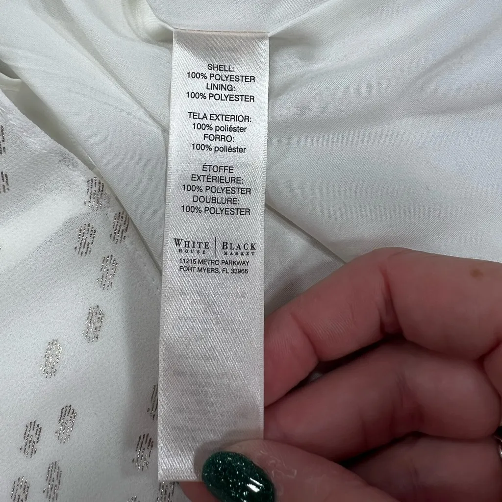 WHBM Decorative Blouse M - Image 9