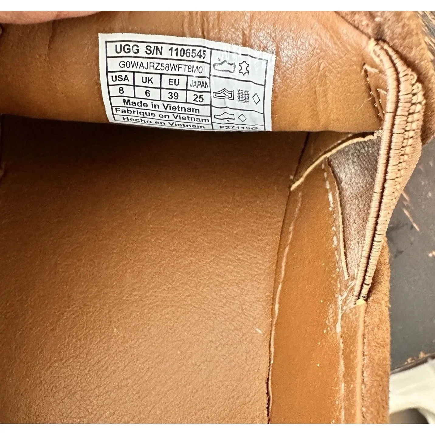 Ugg Cahlvan 8 Sneaker Slip On Hickory Suede Comfort Lightweigh Effortless Basics - Image 5