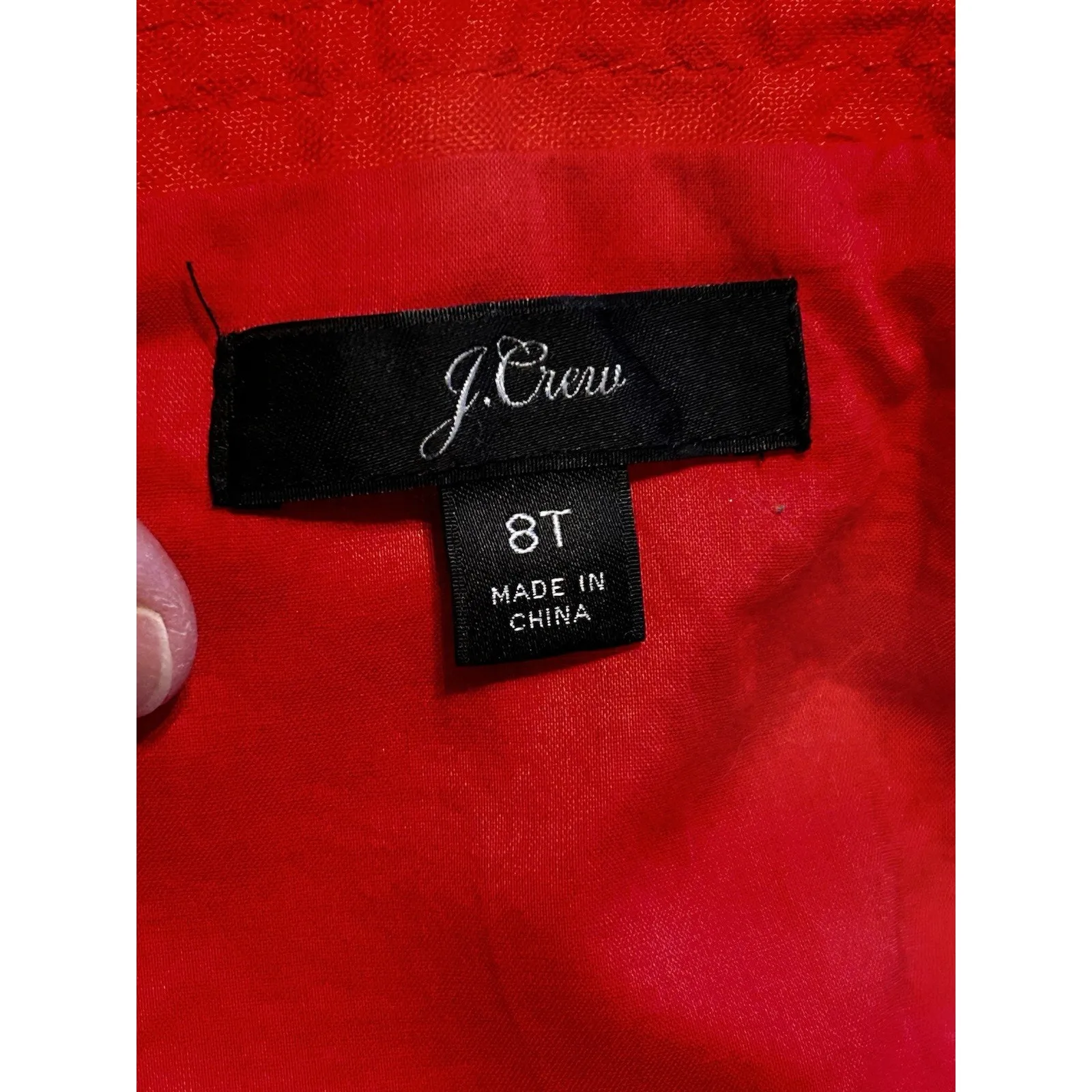 J.Crew Red Linen Tie - Image 7