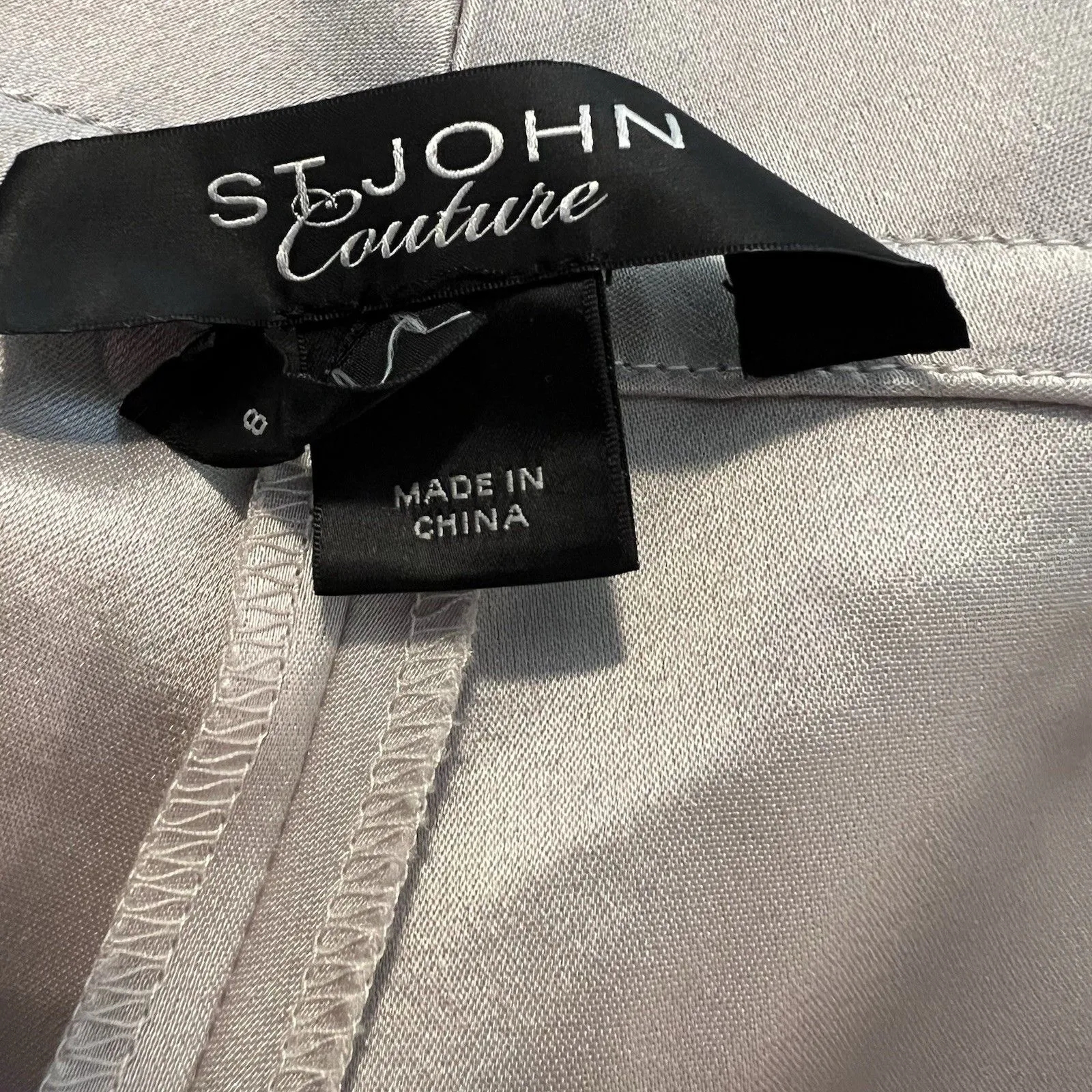 St John Women’s Satin Pants Sz 8 - Image 3