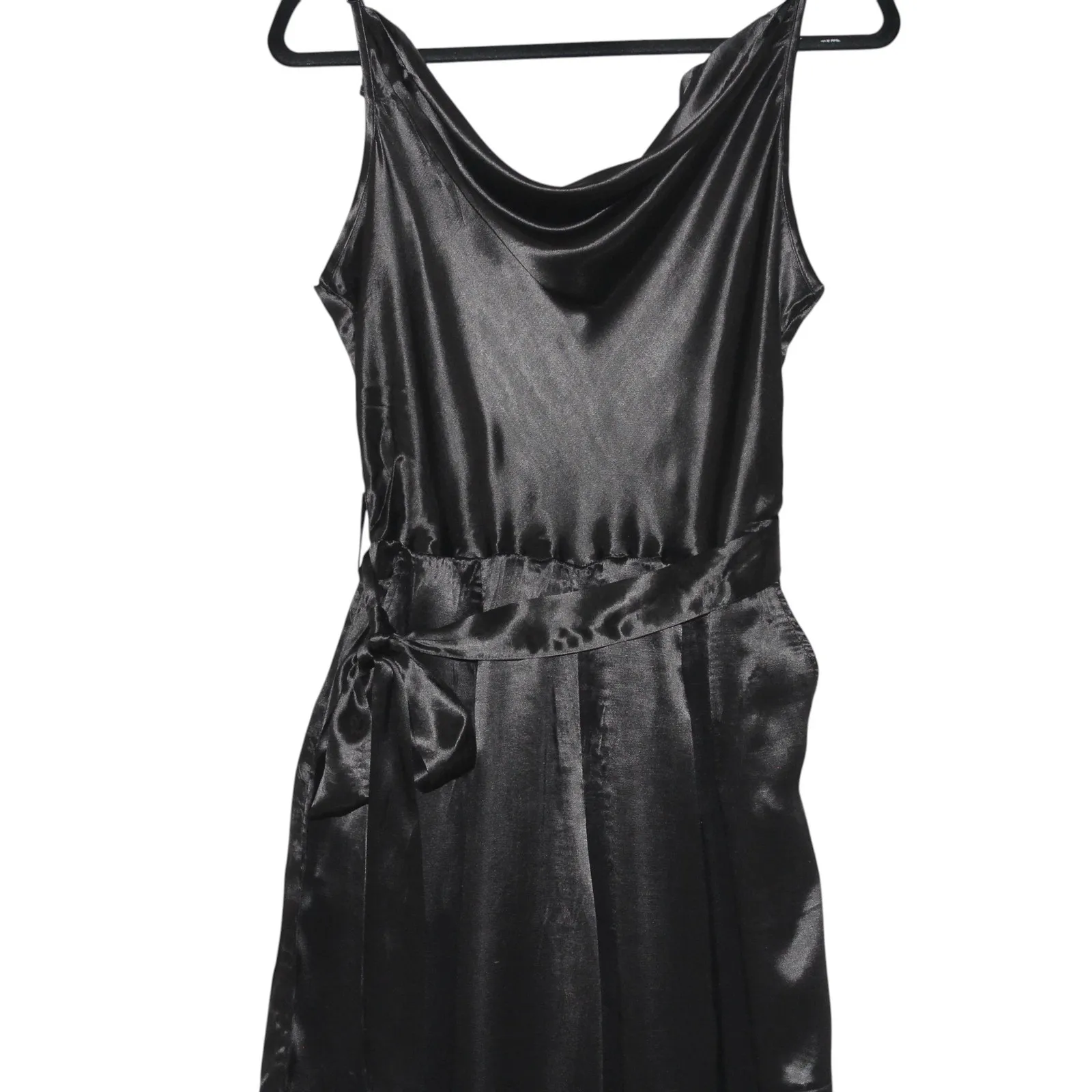 Anthropologie Alizia Cowl Neck Jumpsuit Black Large - Image 2