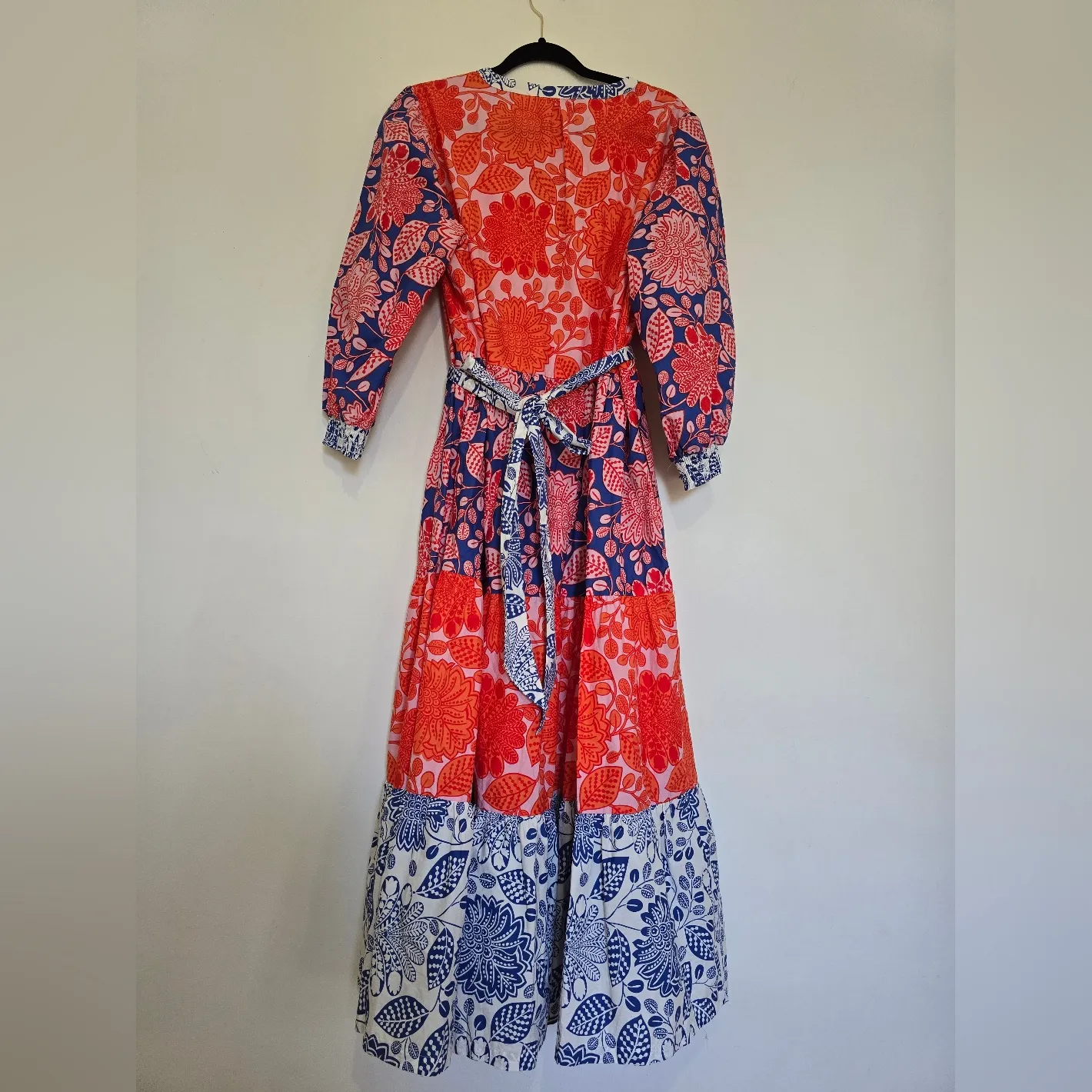 Philosophy Dress Alba Tiered Firecracker Gardenia Maxi Dress - Image 6