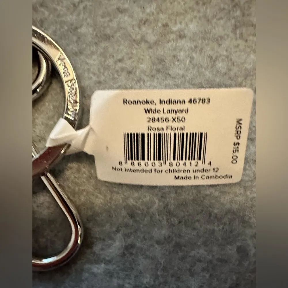 NWT Vera Bradley Rosa Floral wide lanyard - 2 lanyards included - Image 3