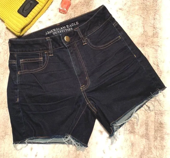 AEO Hi-Rise Raw Hem Shortie - Image 2