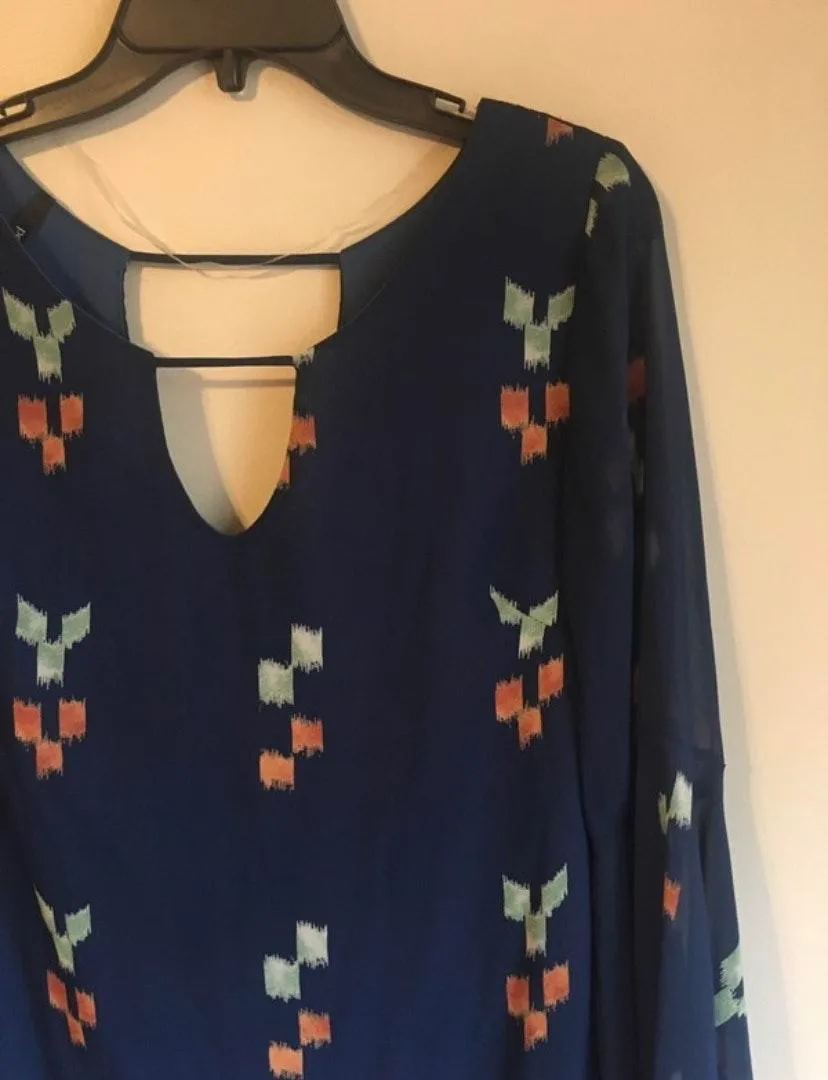 Peppermint Navy Dress Small - Image 3