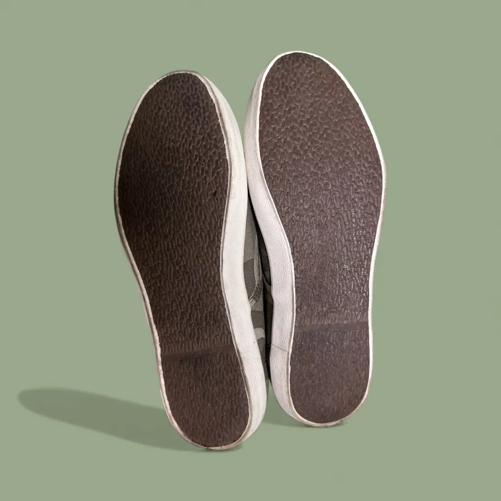 SeaVees Women's 7.5 Baja Slip On Saltwash Herringbone Twill Camo Camouflage Shoe - Image 5