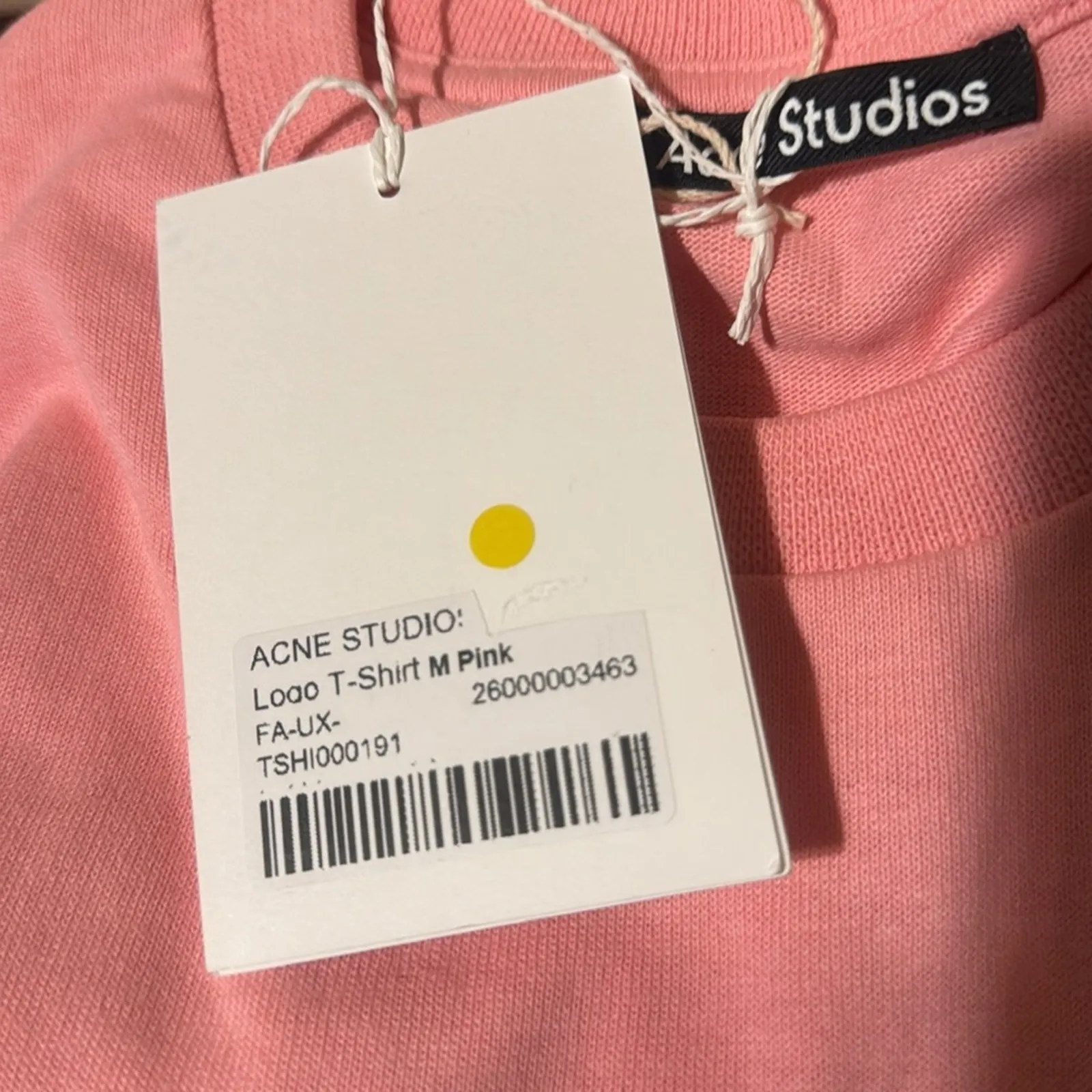 Acne Studios  Exford Inflate T shirt Pink - Image 7