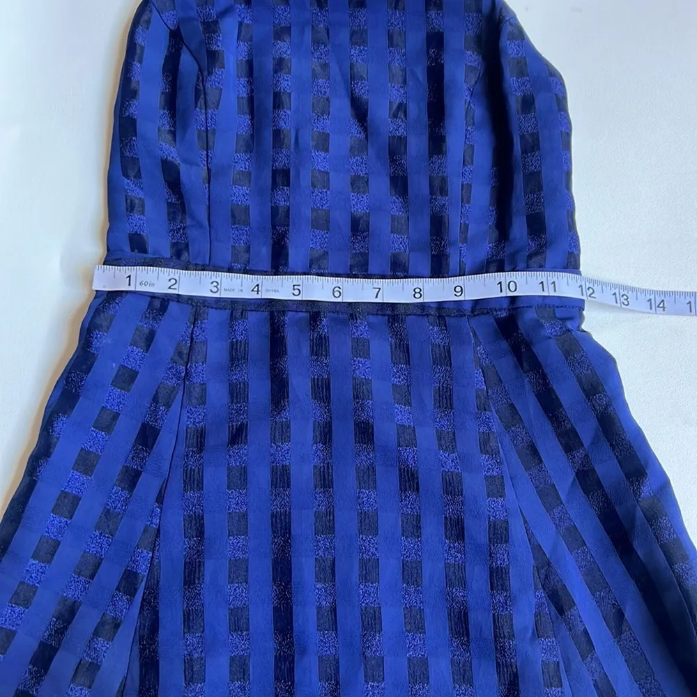 NBD x Revolve Animosity Apron Mini Dress Navy Blue Backless Womens - Image 6