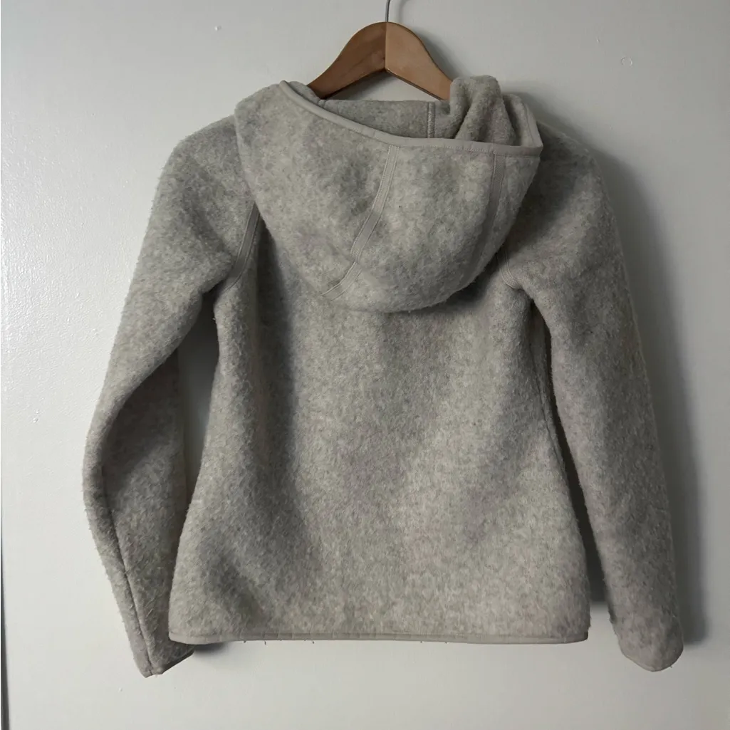 Smartwool  XS Light Grey Hudson Trail Fleece Wool Pullover - Image 6