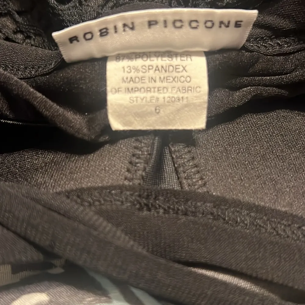 Robin Piccone Black Penelope One Piece Swimsuit. (6) - Image 5