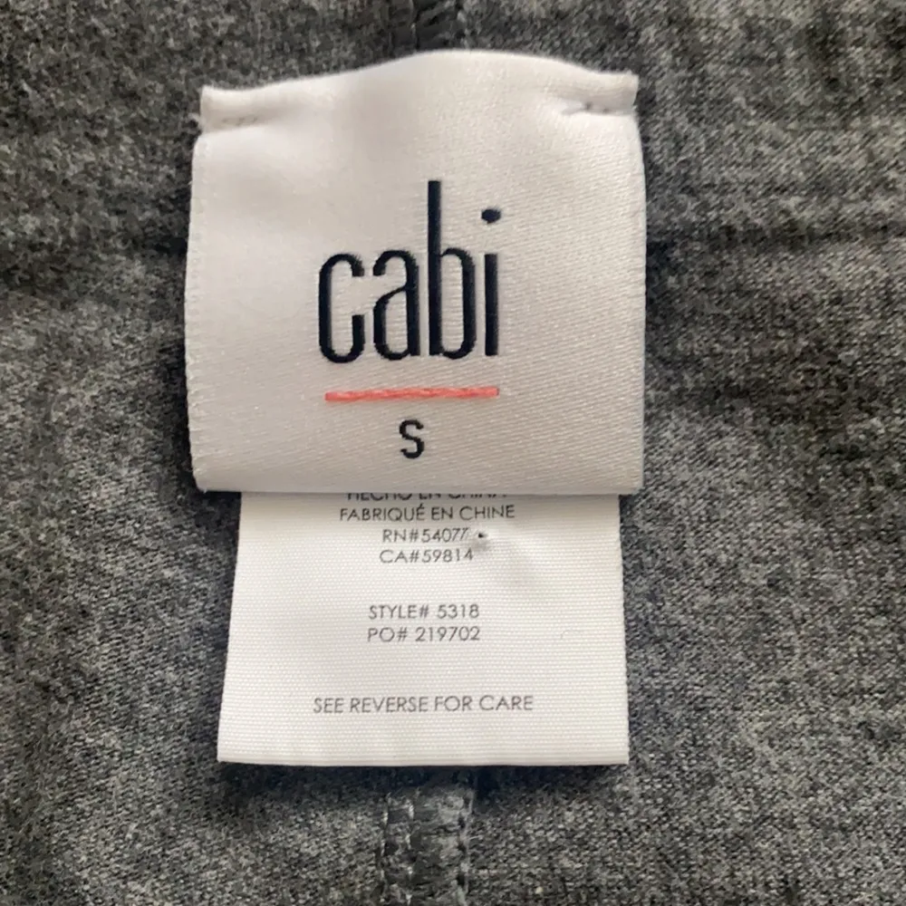 Cabi Stone Gray M'leggings with Skirt Size Small cotton modest workout attire - Image 2