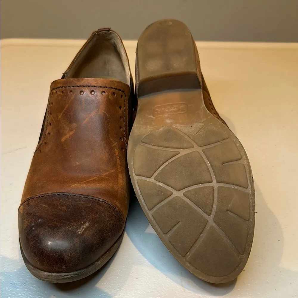 KORKS Brown Leather Ankle Booties - Image 6