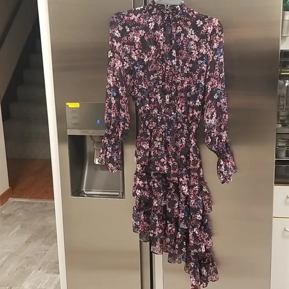 💕MISA LOS ANGELES x REVOLVE💕 Savanna Asymmetrical Long Sleeve Mini Dress S NWT - Image 12