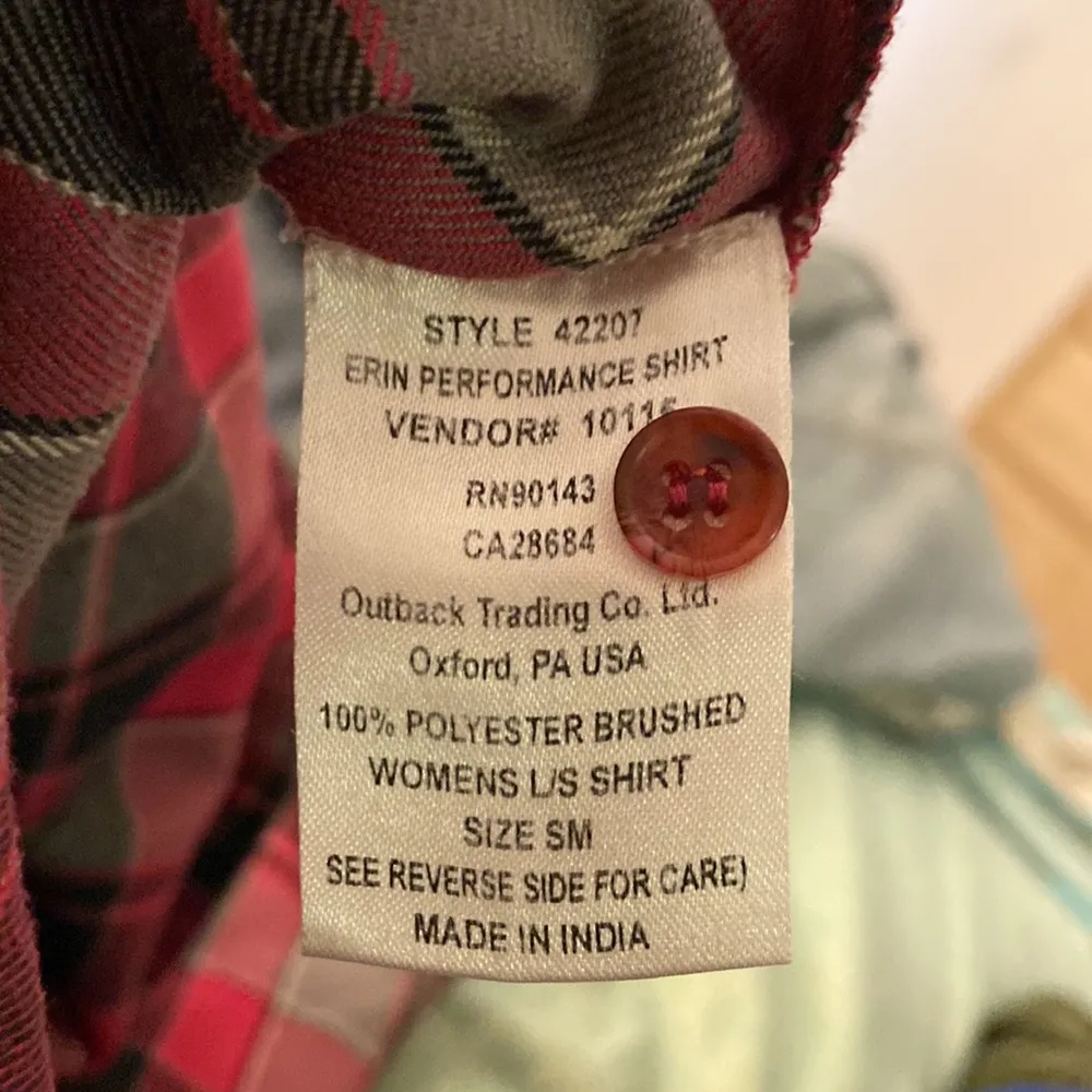 Downunder Horsemanship Pink Pearlsnap Flannel - Image 5