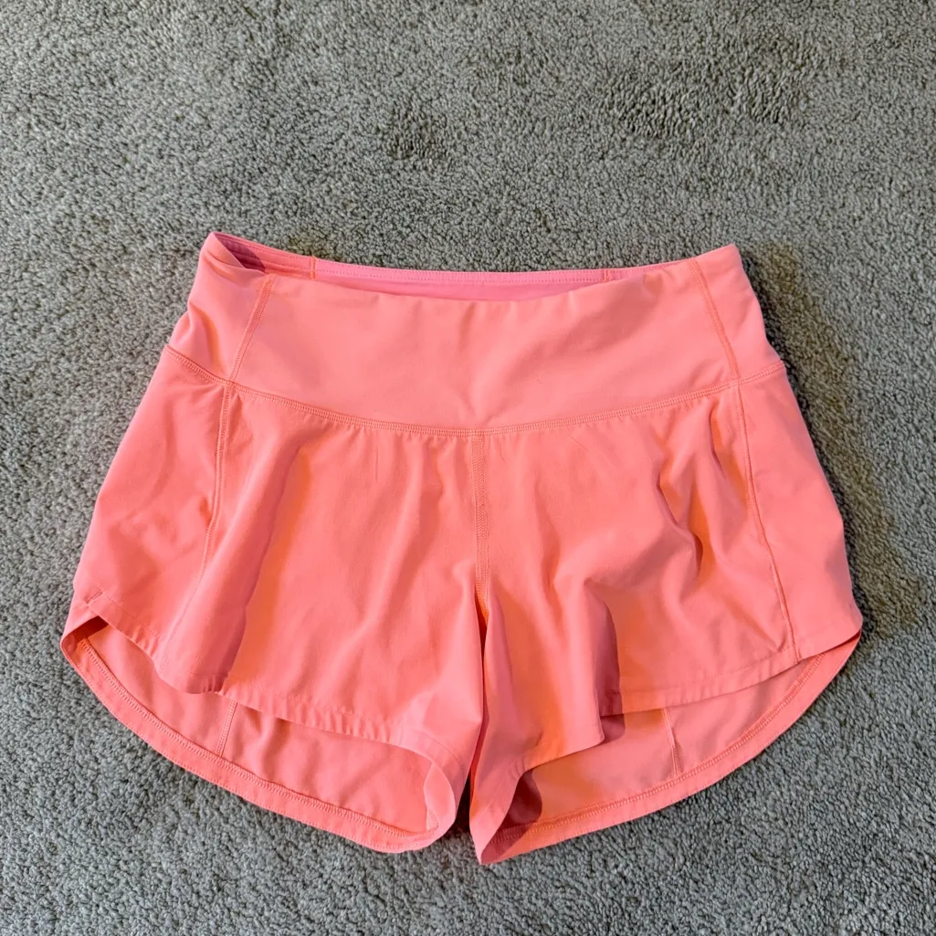 Lululemon Speed Up Mid-Rise Lined Short 4” – Sunset | Size 4 | Retired - Image 6