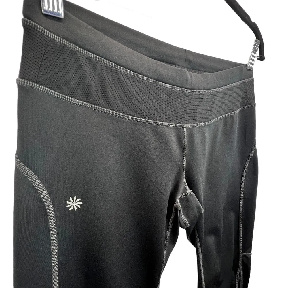 Athleta Lightning Capri Black Leggings Womens XSP High Rise Yoga Athletic Pant - Image 5