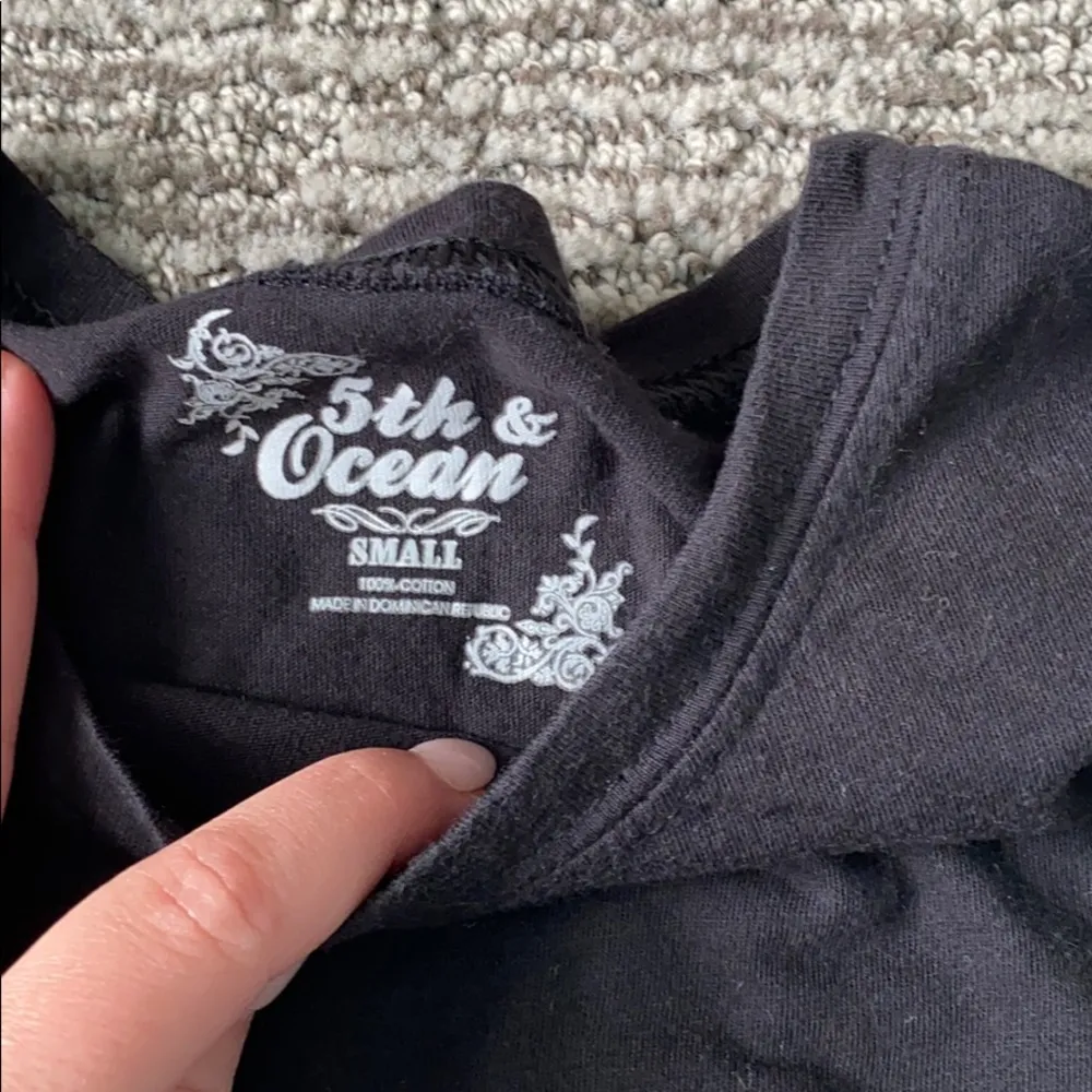 Yankees Rhinestone Tee Black - Image 3