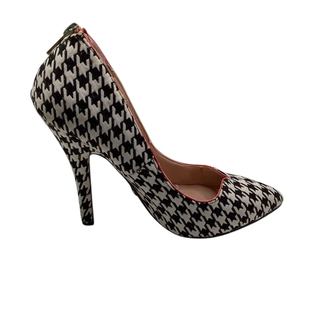 Betsey Johnson Taylr Houndstooth heels. Size 7.5 - Image 2