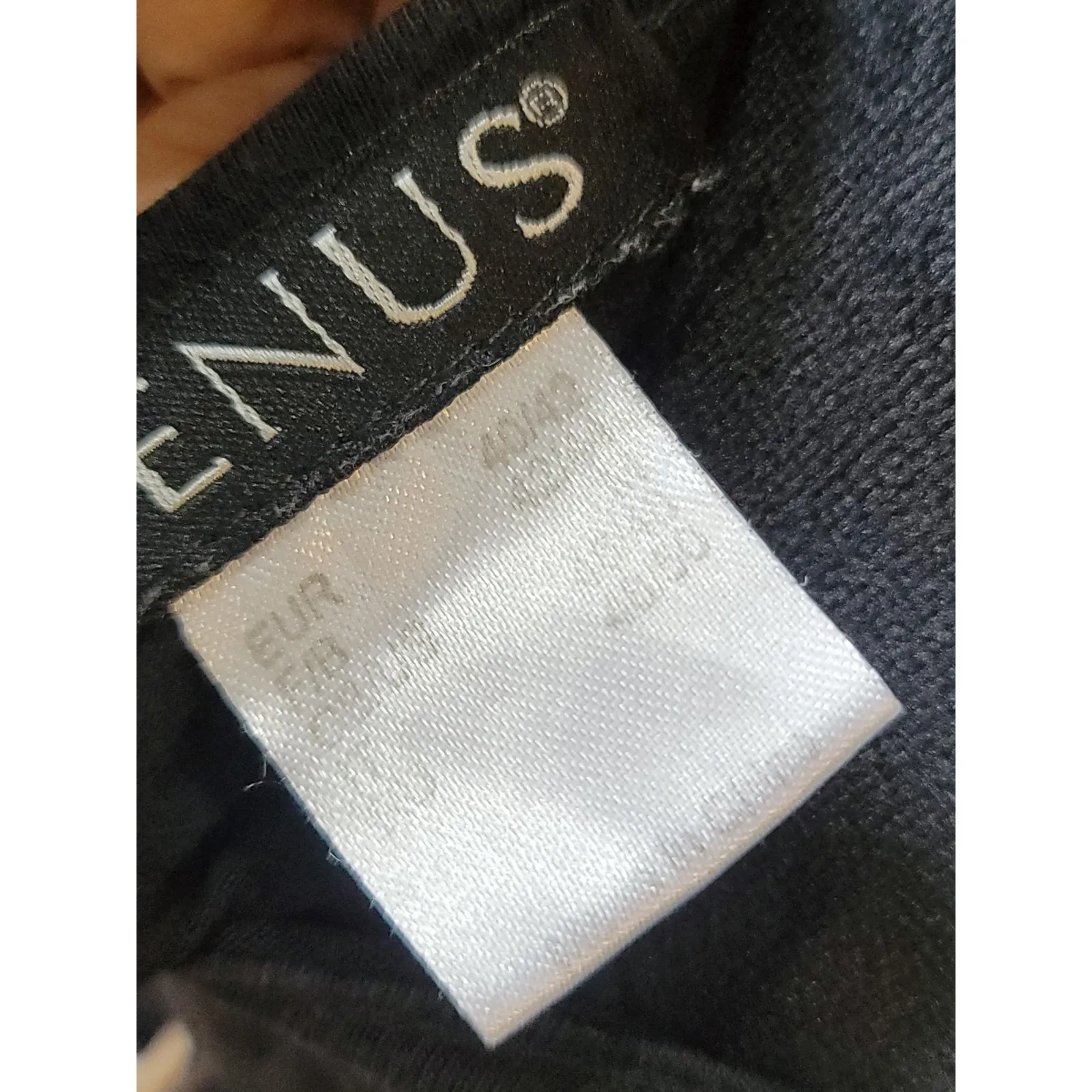 Venus Shirt Dress Women's Size Medium Black Cotton Sleeveless Graphic Print - Image 8